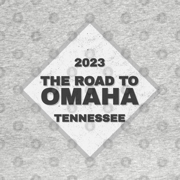 Tennessee Road To Omaha College Baseball CWS 2023 by Designedby-E